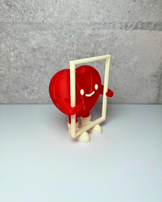 Heart Photo Holder - THE FLAPJACK3D STORE