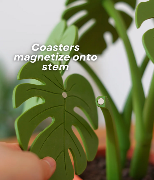 Monstera Coaster Set V2 - THE FLAPJACK3D STORE