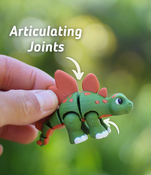 Articulated Stegosaurus - THE FLAPJACK3D STORE