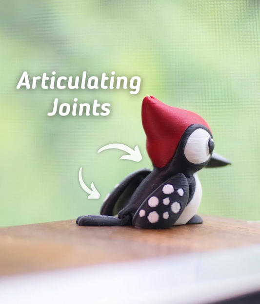Articulated Woodpecker - THE FLAPJACK3D STORE