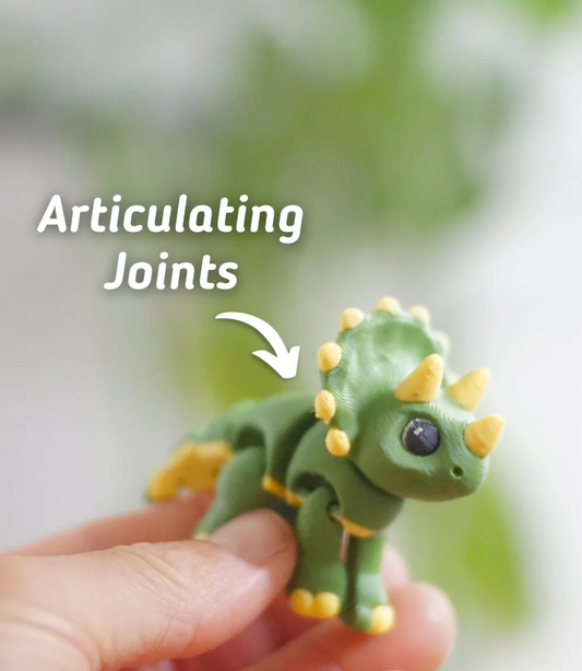 Articulated Triceratops - THE FLAPJACK3D STORE