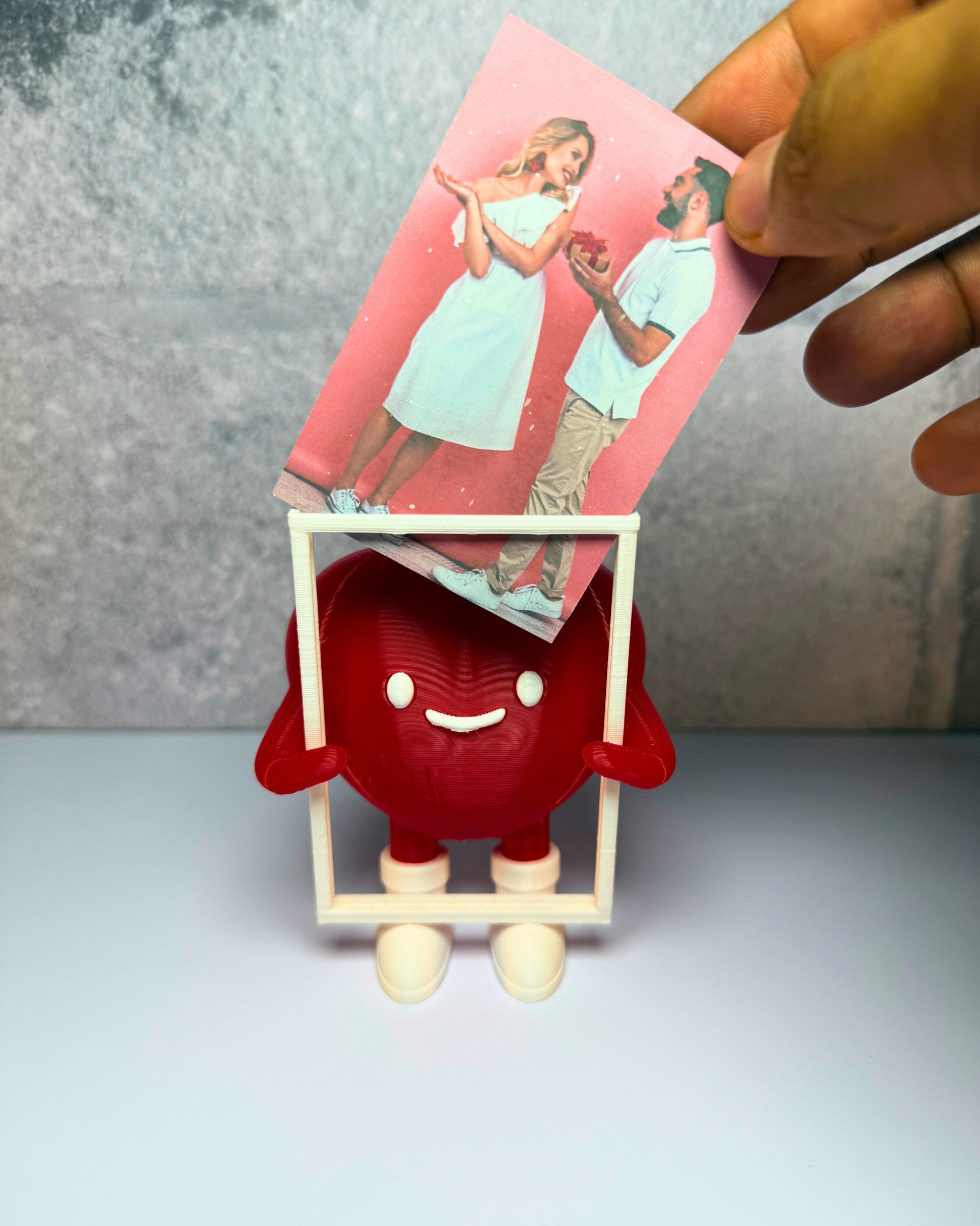 Heart Photo Holder - THE FLAPJACK3D STORE