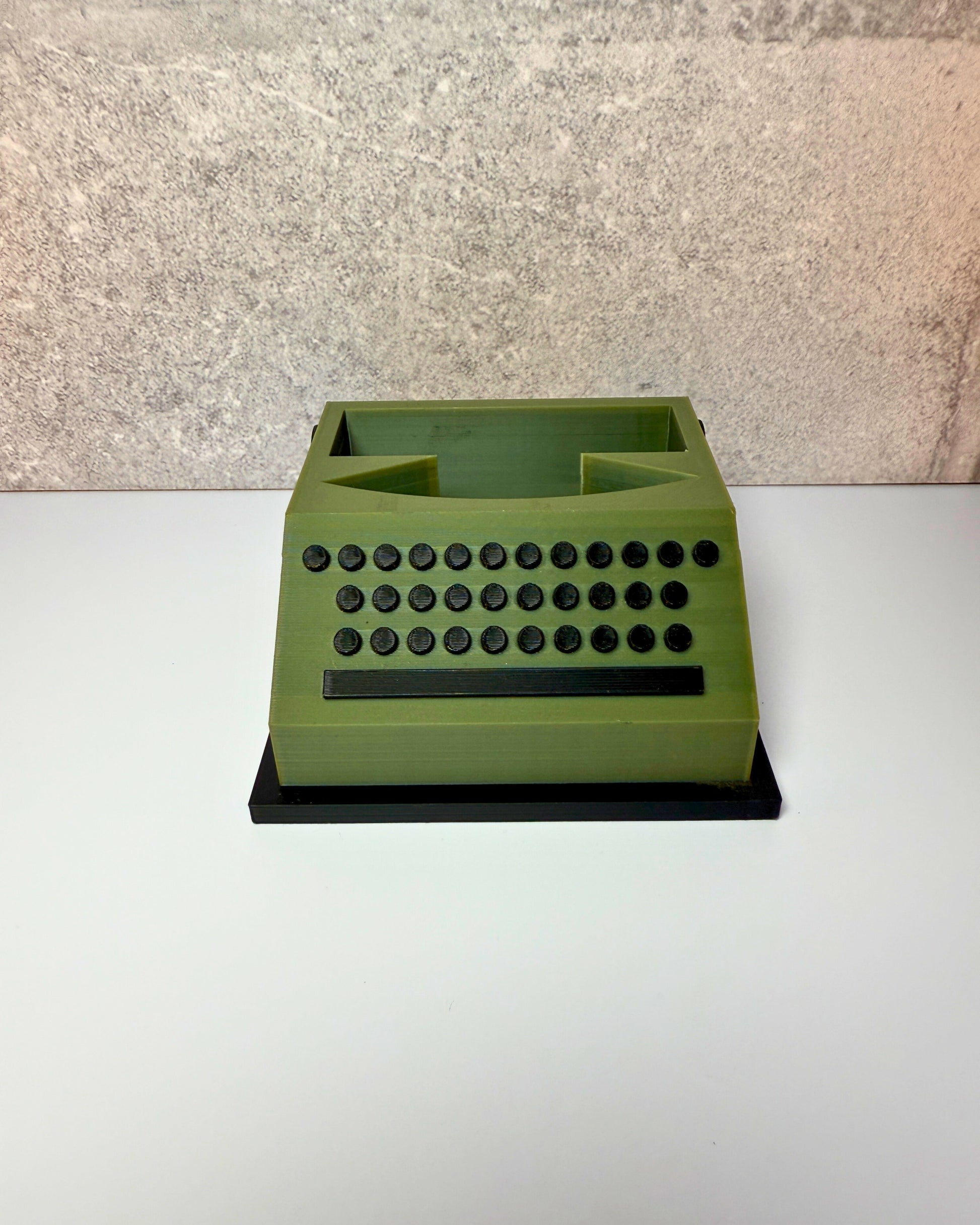 Typewriter Post-it Holder - THE FLAPJACK3D STORE