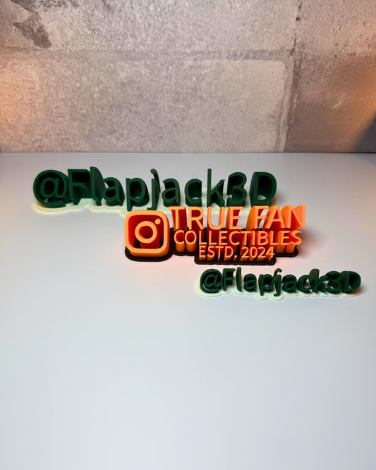 Custom Pop-up Names - THE FLAPJACK3D STORE