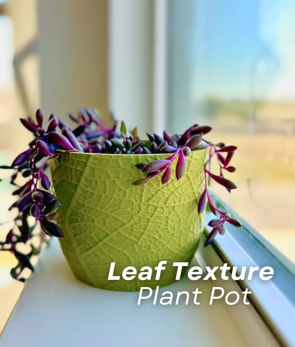 Leaf Texture Planter - THE FLAPJACK3D STORE
