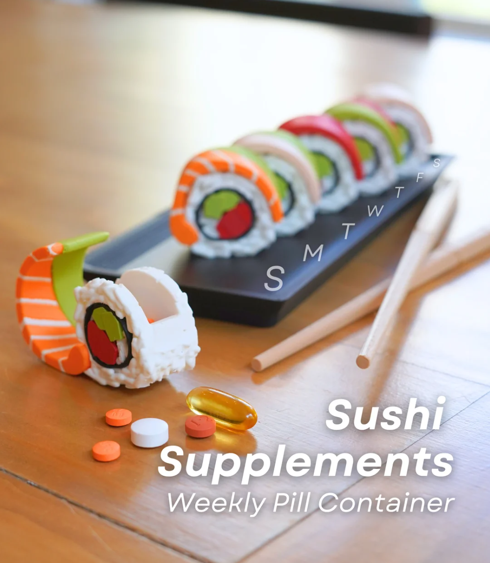 Sushi Medicine Box - THE FLAPJACK3D STORE
