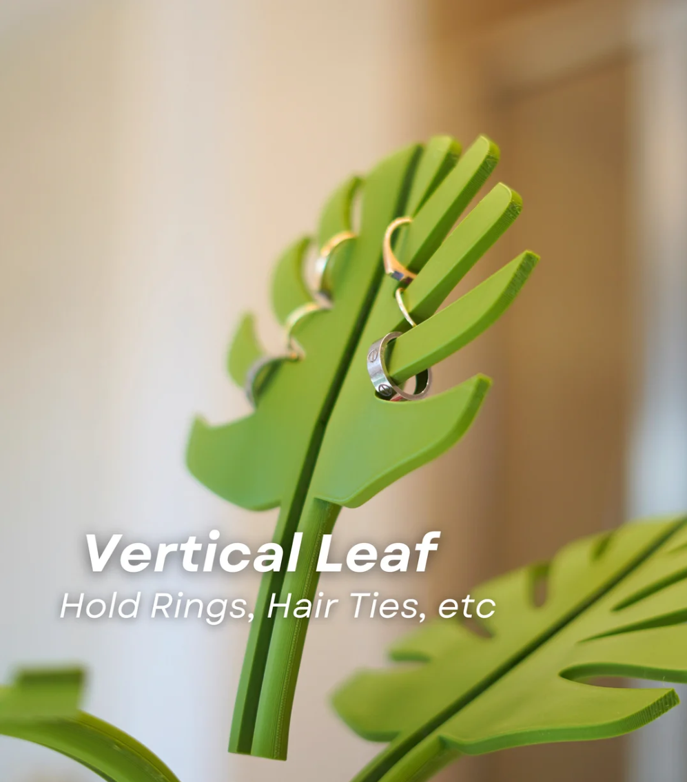 Monstera Bathroom Organiser - THE FLAPJACK3D STORE