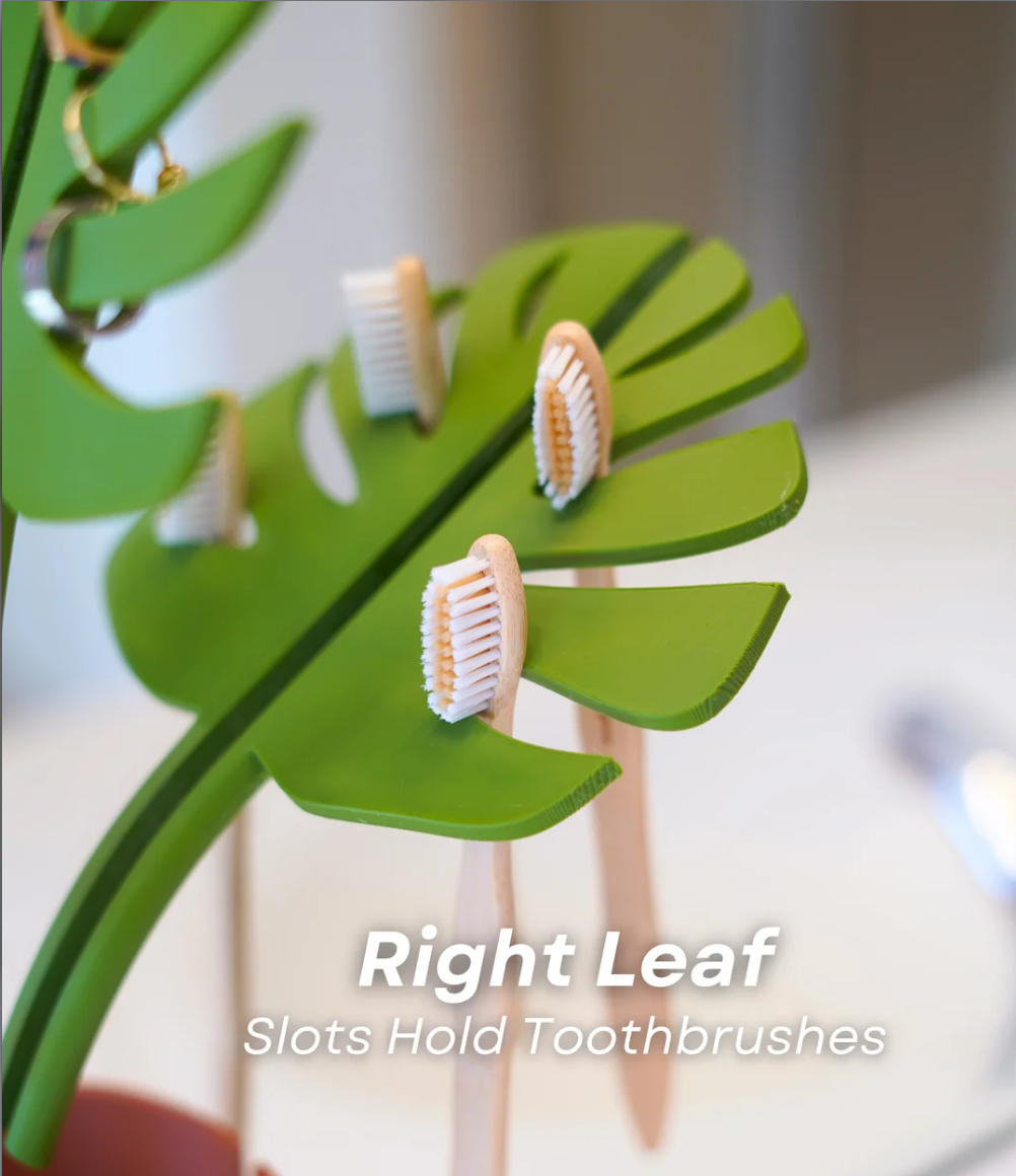 Monstera Bathroom Organiser - THE FLAPJACK3D STORE