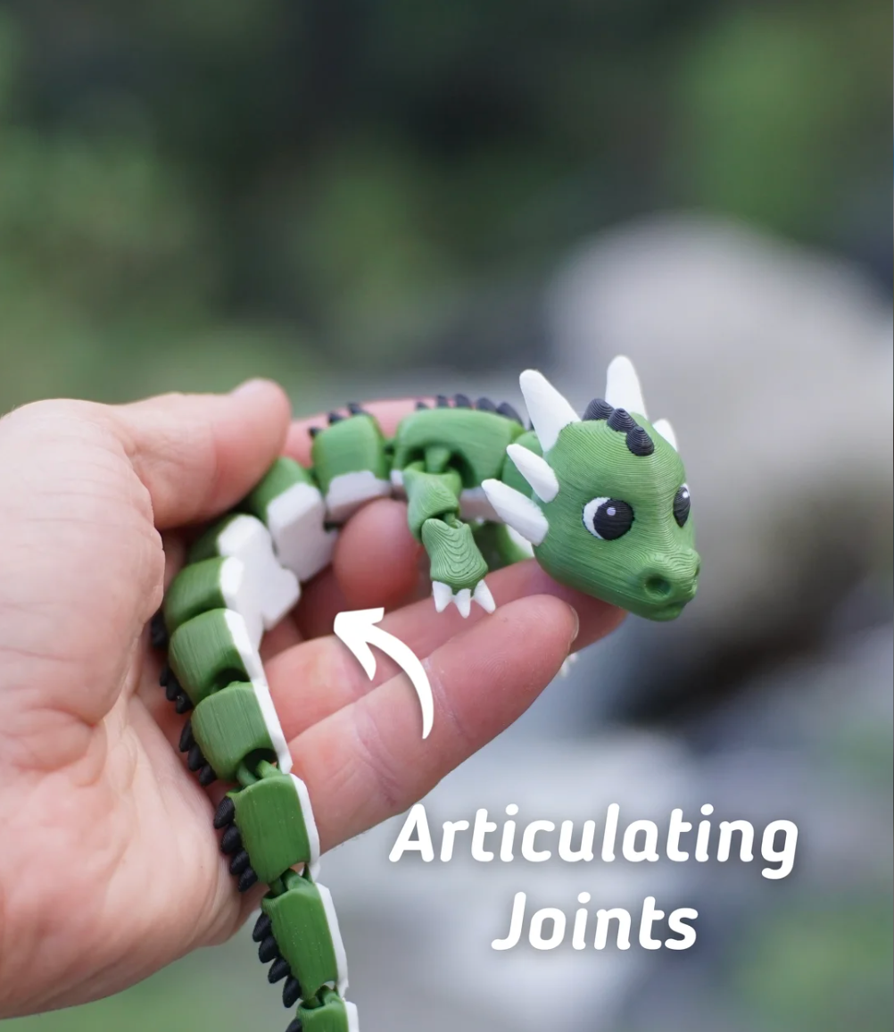 Articulated Dragon - THE FLAPJACK3D STORE