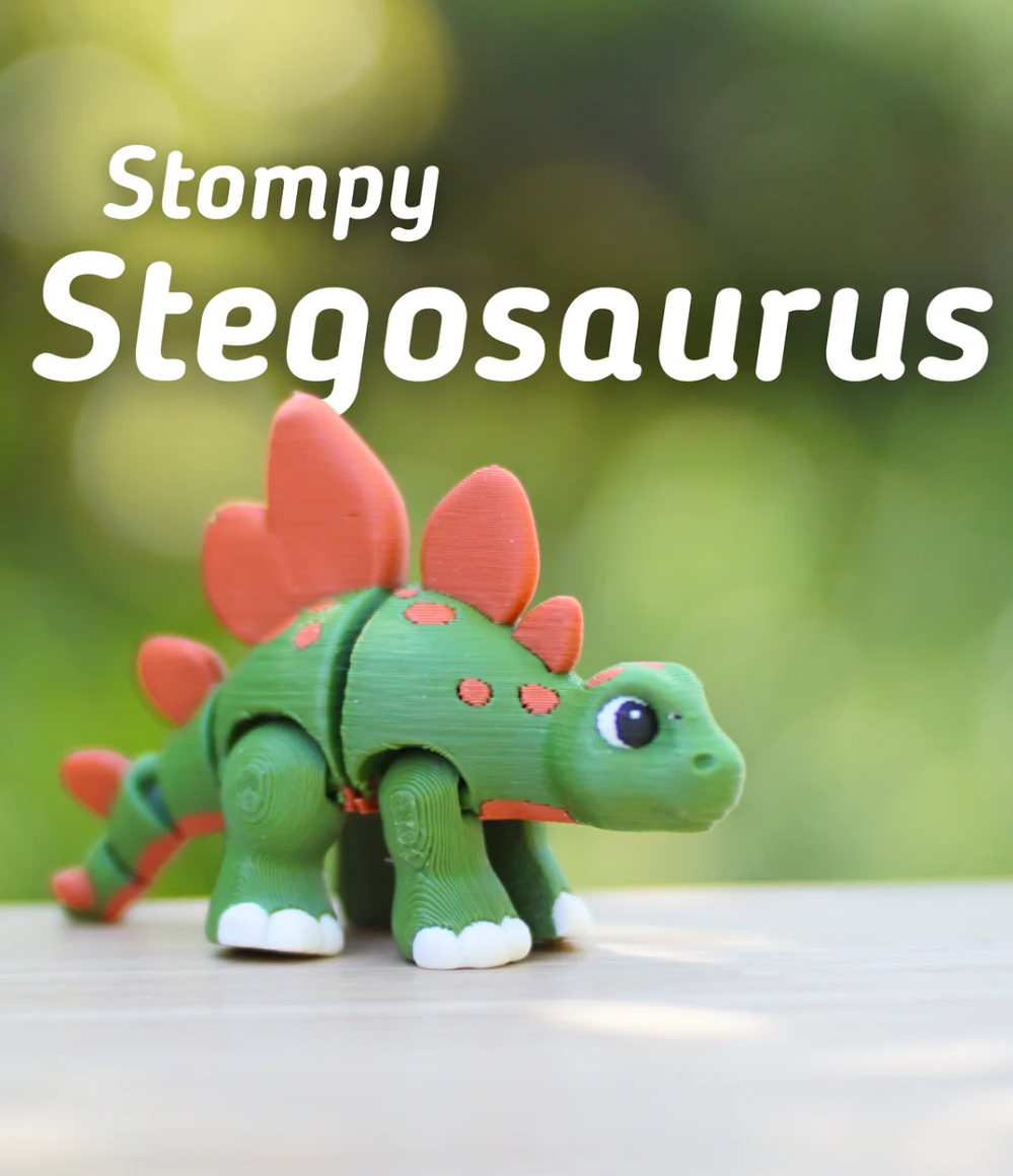 Articulated Stegosaurus - THE FLAPJACK3D STORE