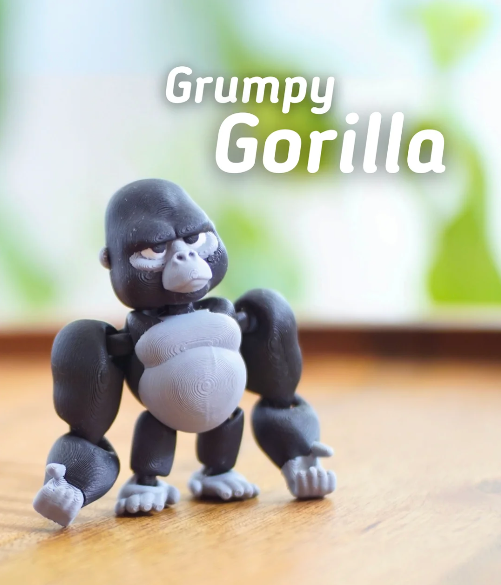 Articulated Gorilla - THE FLAPJACK3D STORE