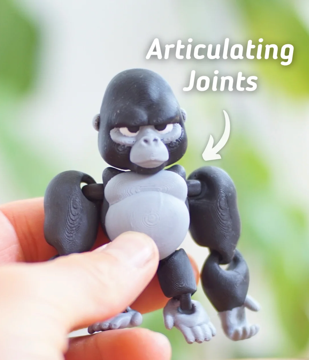 Articulated Gorilla - THE FLAPJACK3D STORE