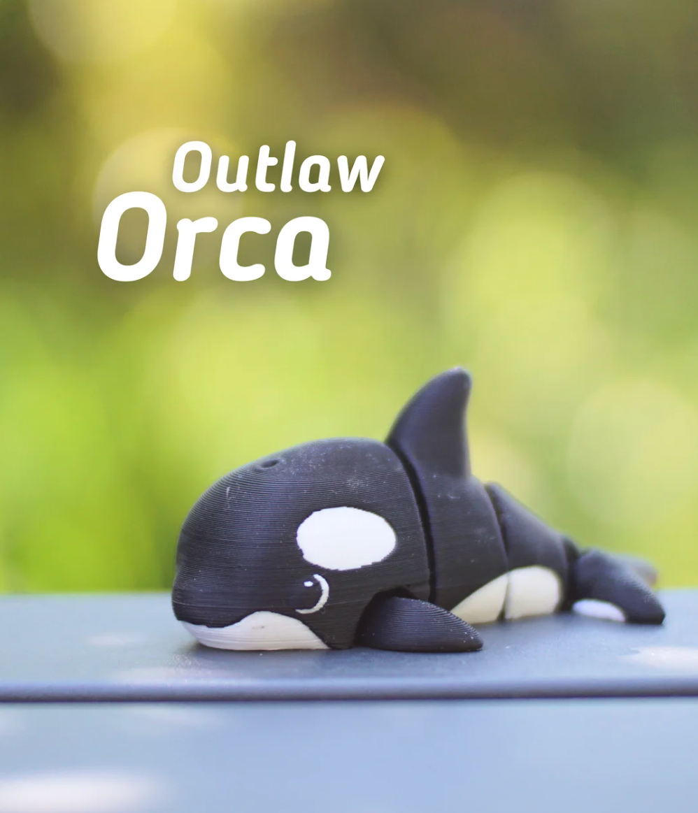 Articulated Orca - THE FLAPJACK3D STORE