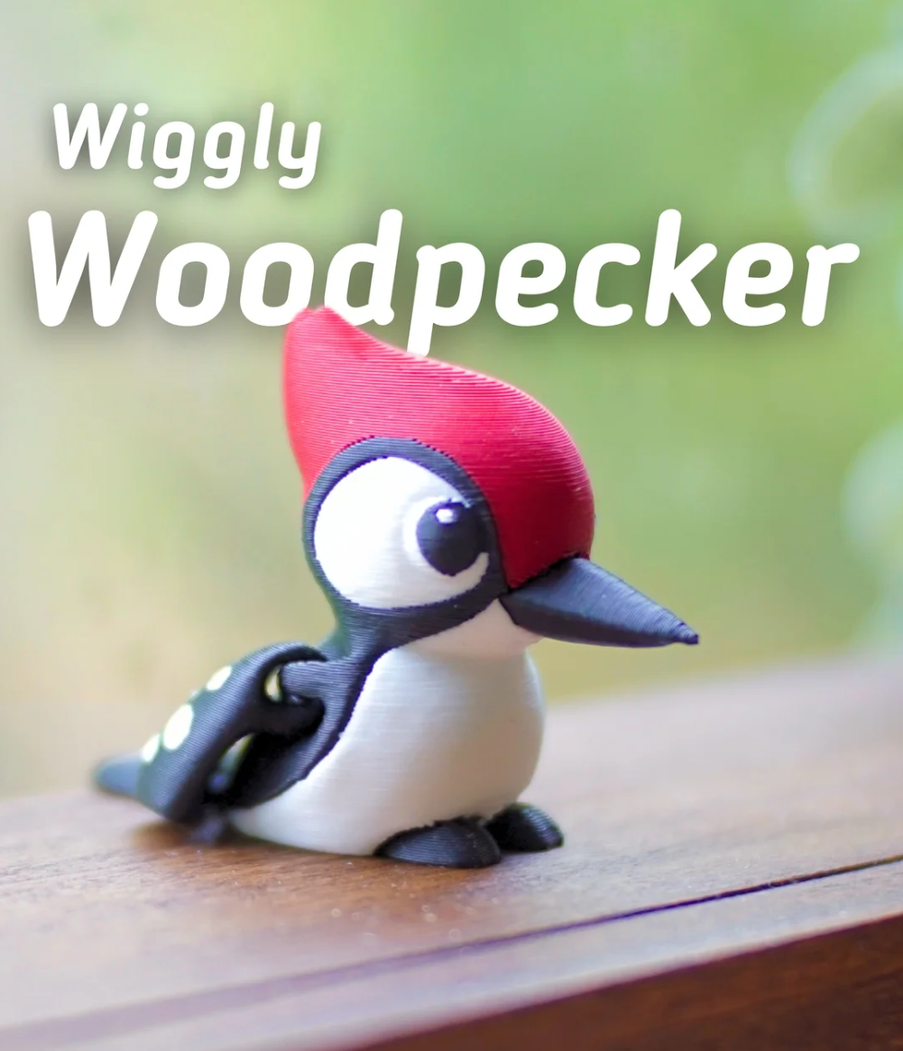Articulated Woodpecker - THE FLAPJACK3D STORE