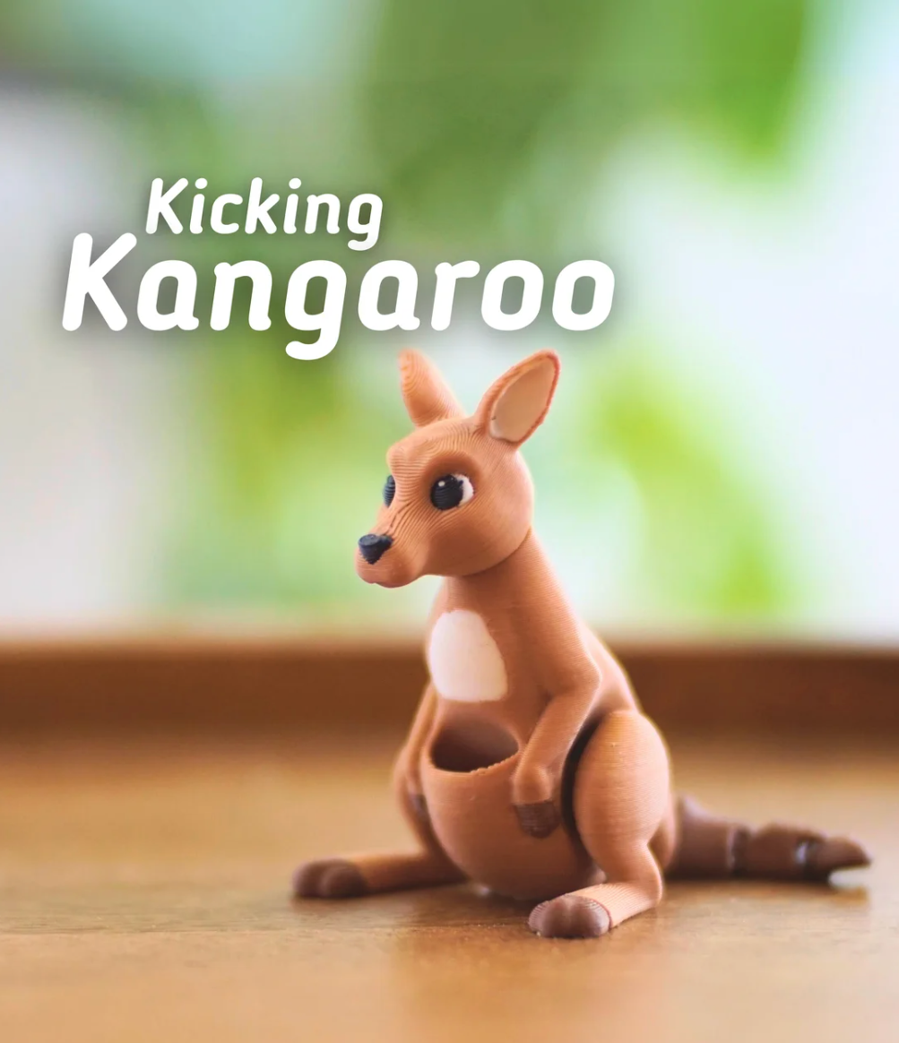 Articulated Kangaroo - THE FLAPJACK3D STORE