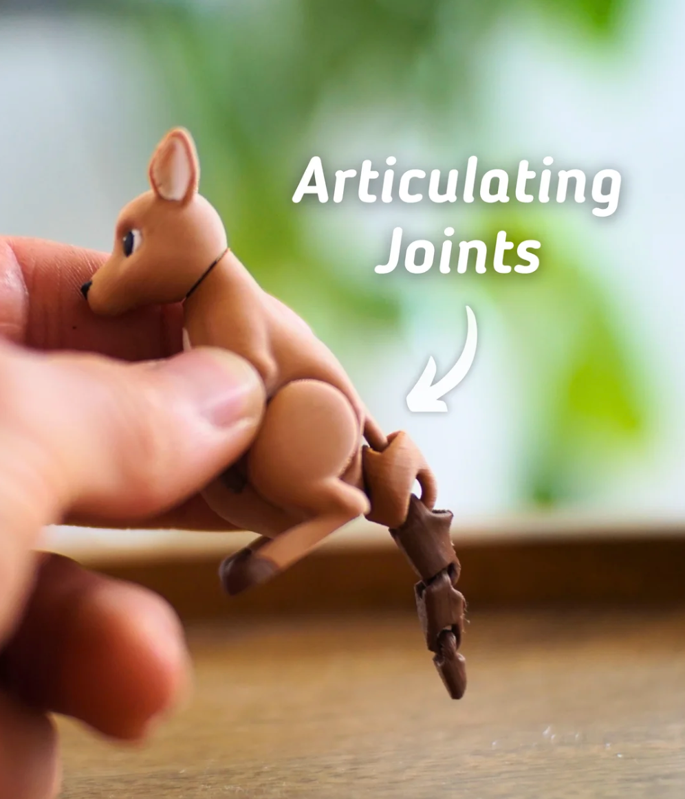 Articulated Kangaroo - THE FLAPJACK3D STORE