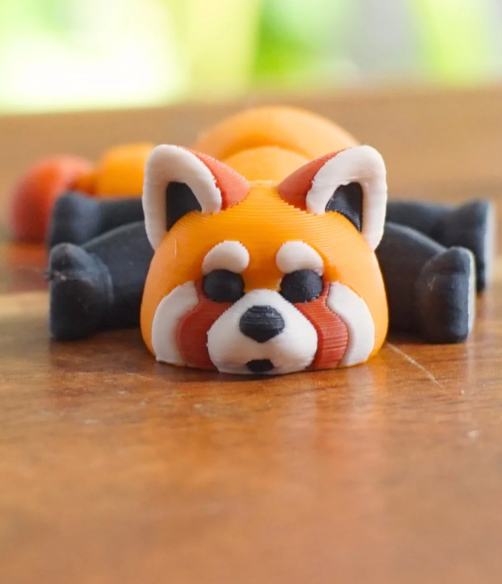 Articulated Red Panda - THE FLAPJACK3D STORE