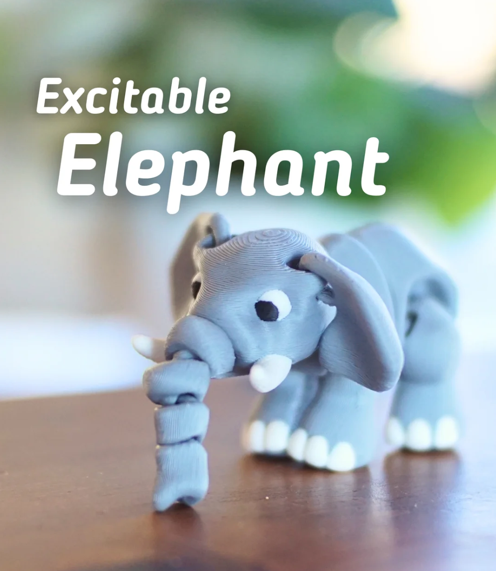 Articulated Elephant - THE FLAPJACK3D STORE