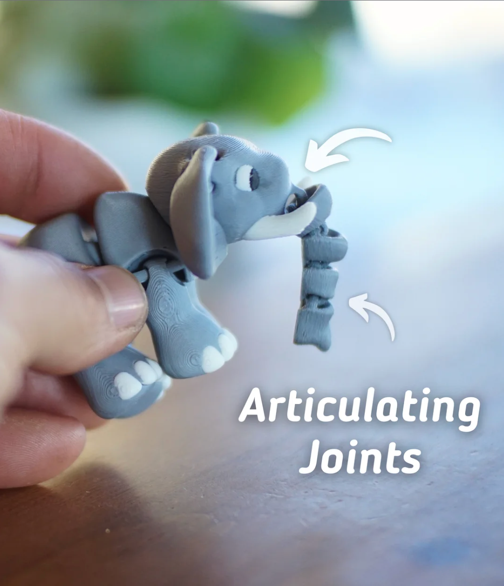 Articulated Elephant - THE FLAPJACK3D STORE