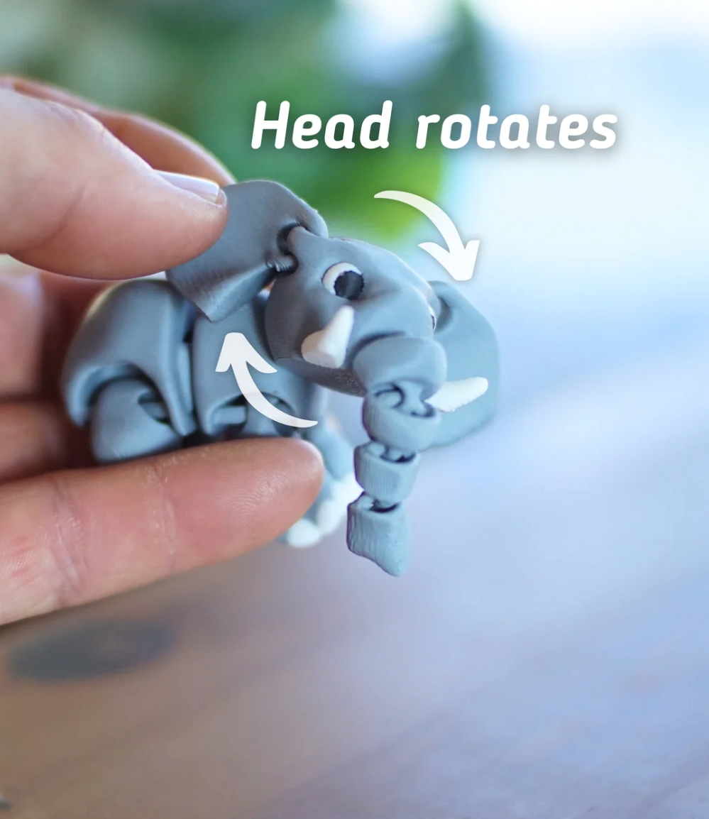 Articulated Elephant - THE FLAPJACK3D STORE
