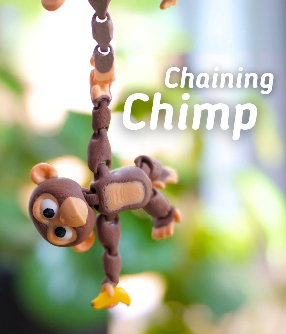 Articulated Chimpanzee - THE FLAPJACK3D STORE