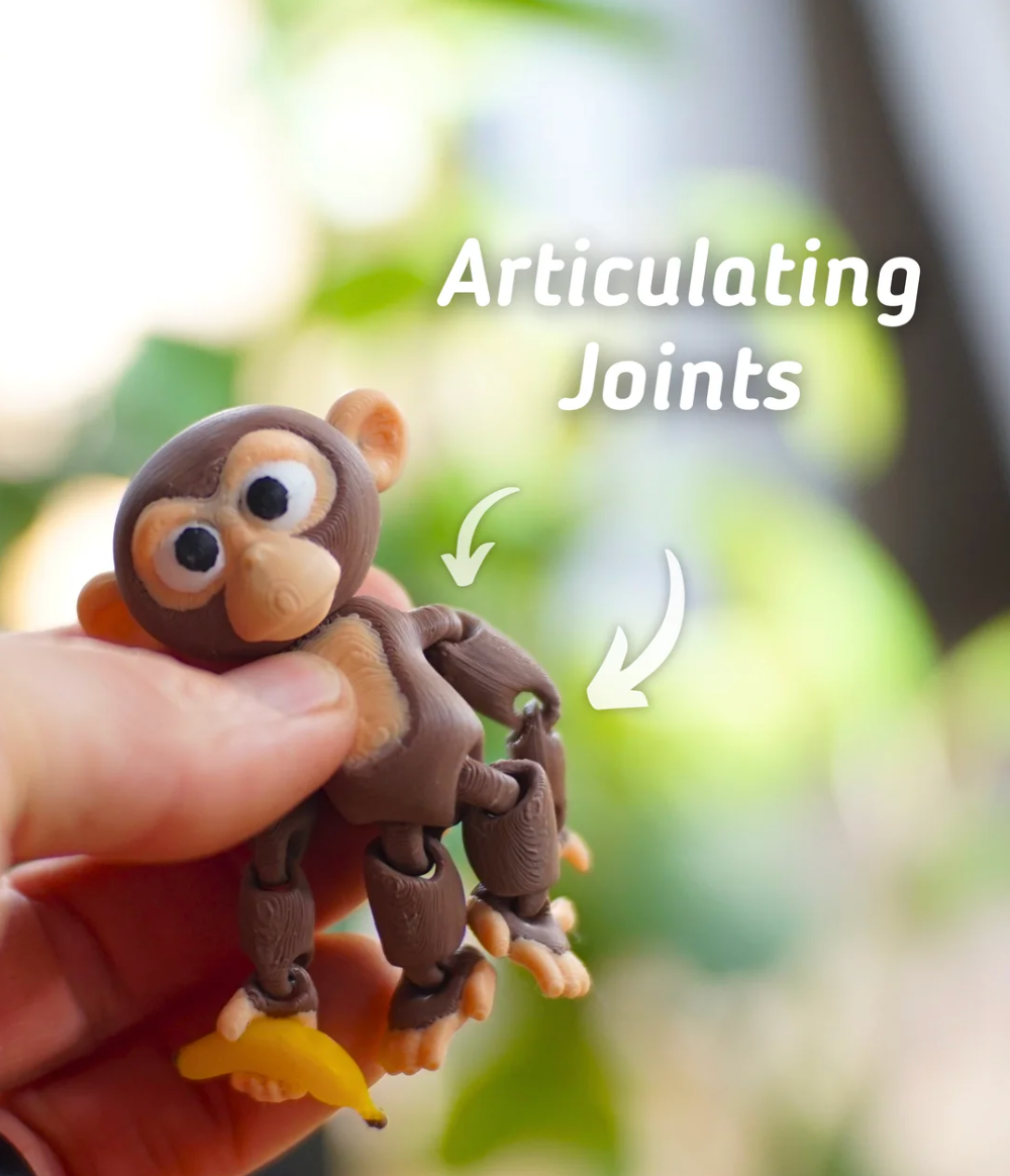 Articulated Chimpanzee - THE FLAPJACK3D STORE