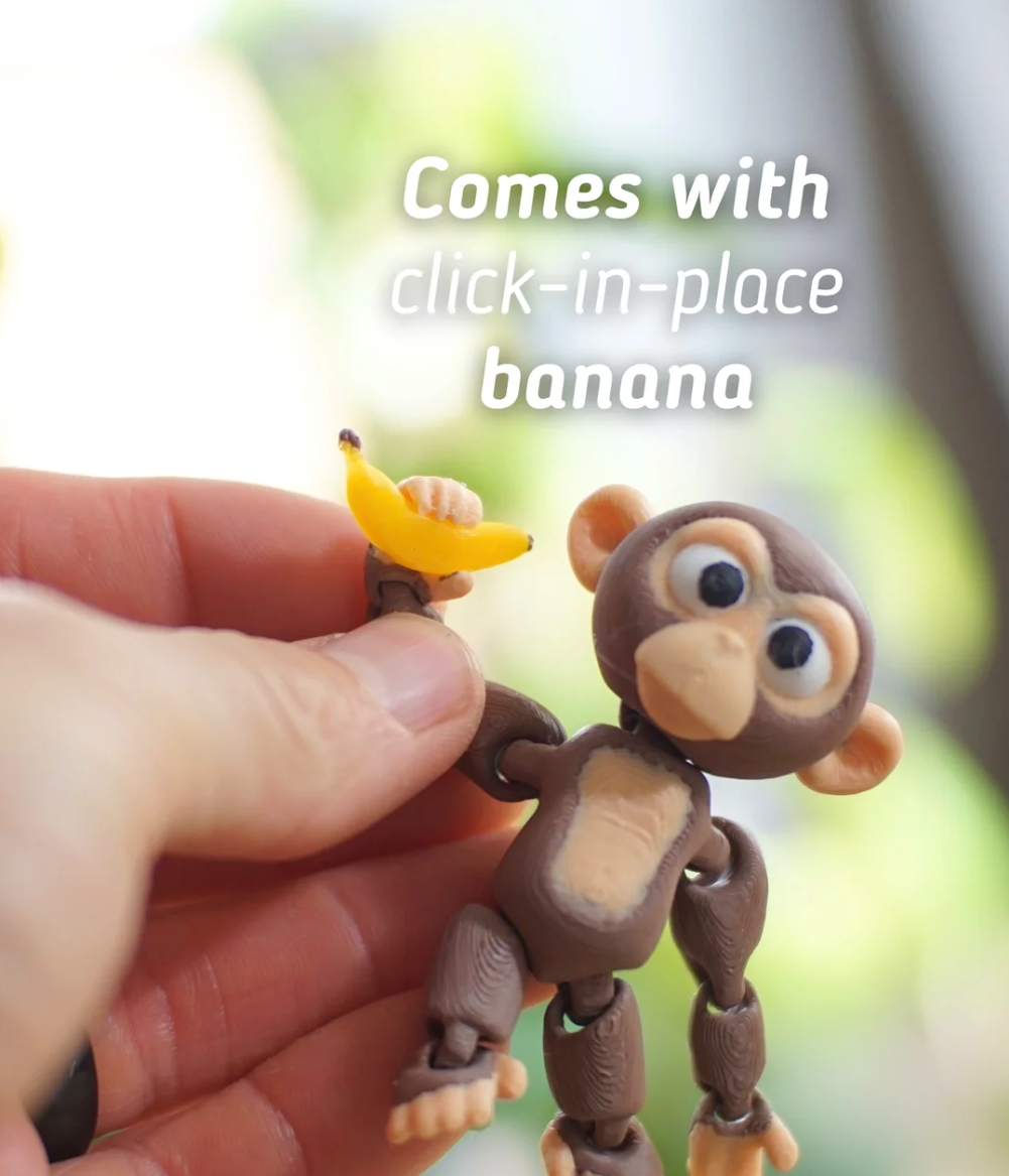 Articulated Chimpanzee - THE FLAPJACK3D STORE