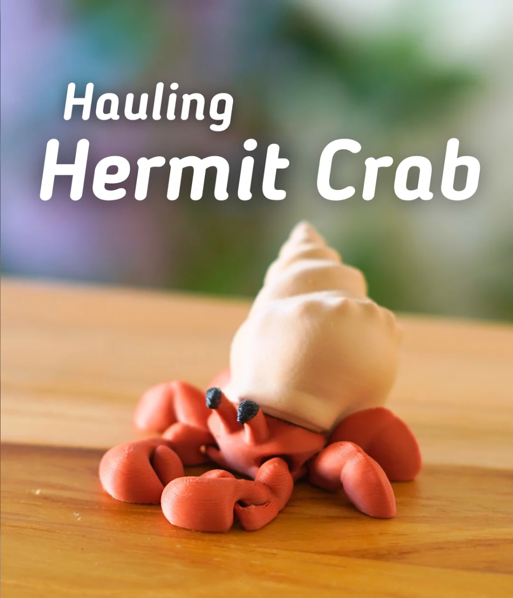 Articulated Hermit Crab - THE FLAPJACK3D STORE