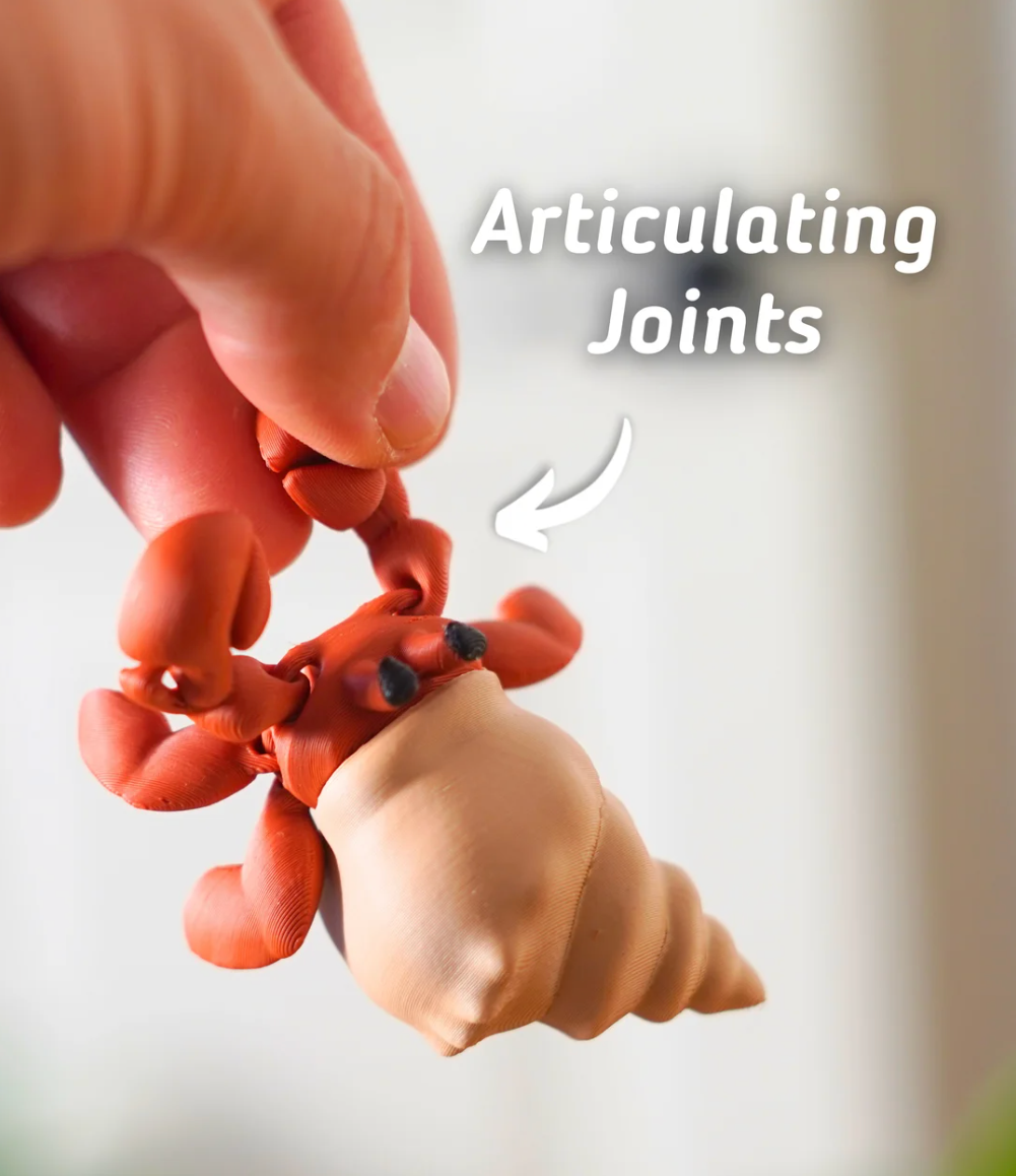 Articulated Hermit Crab - THE FLAPJACK3D STORE