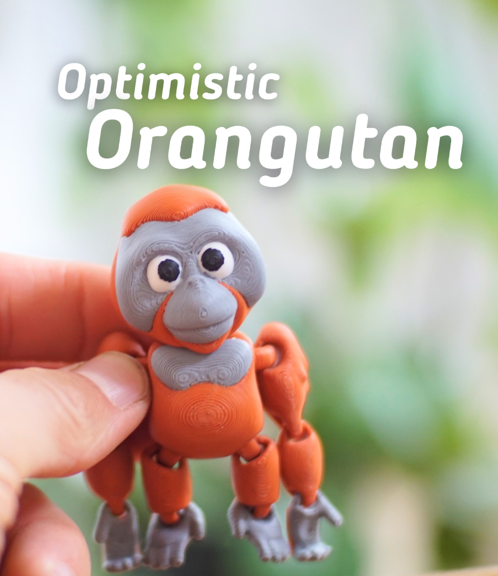 Articulated Orangutan - THE FLAPJACK3D STORE