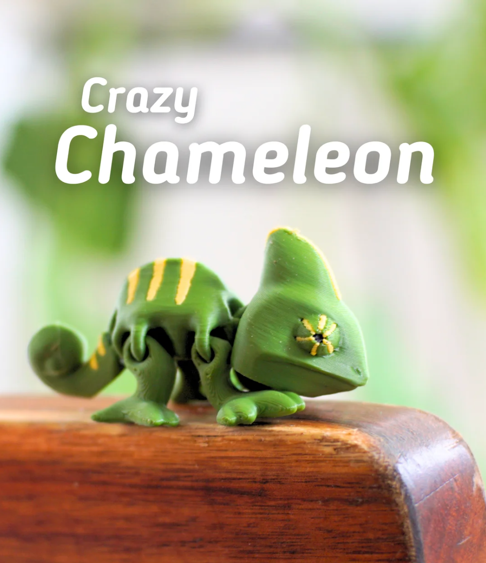 Articulated Chameleon - THE FLAPJACK3D STORE