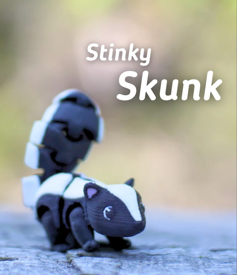 Articulated Skunk - THE FLAPJACK3D STORE