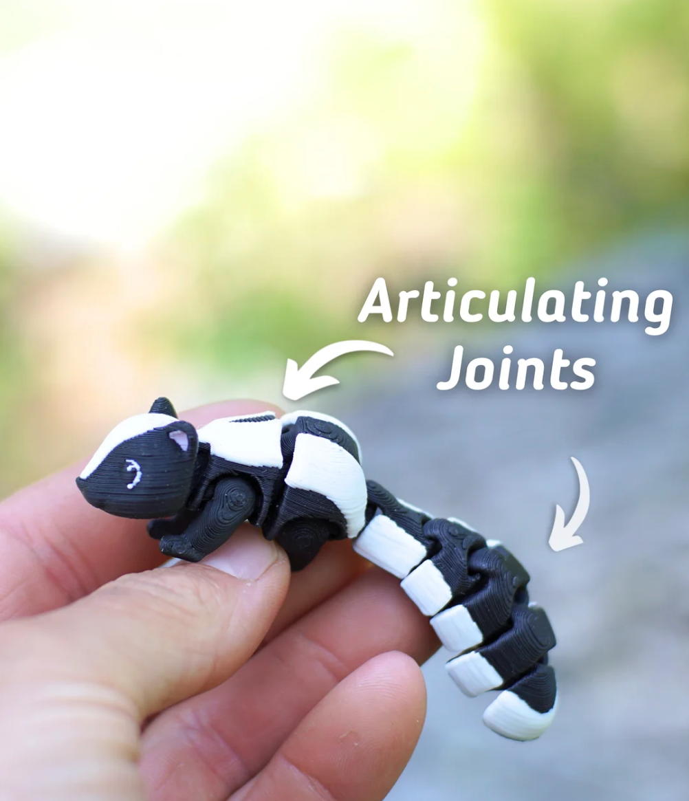 Articulated Skunk - THE FLAPJACK3D STORE