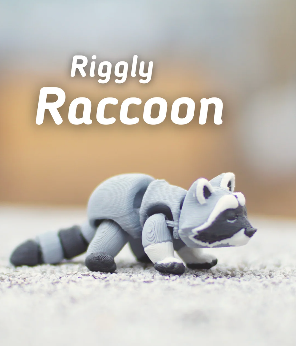Articulated Raccoon - THE FLAPJACK3D STORE