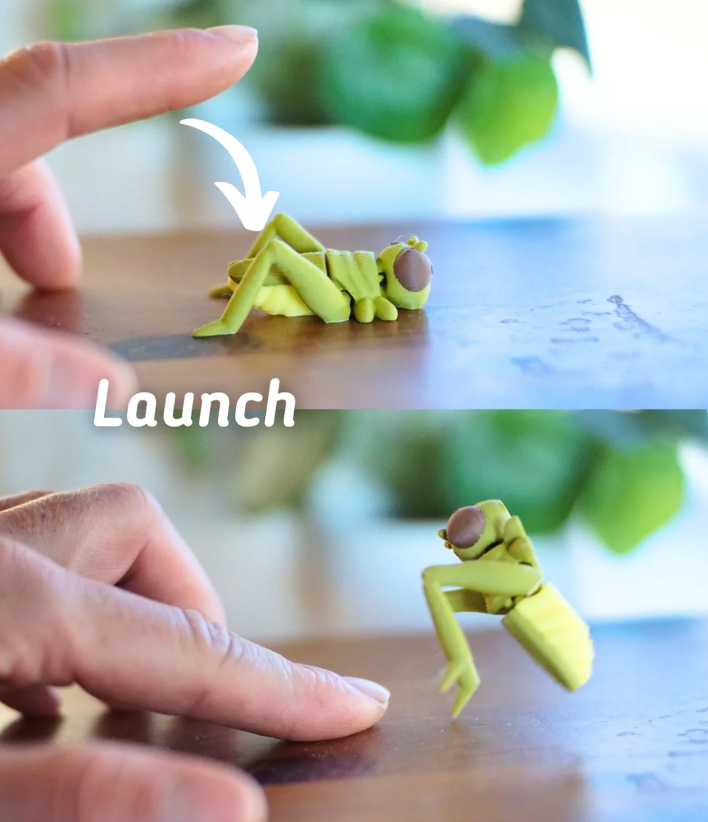 Articulated Grasshopper - THE FLAPJACK3D STORE