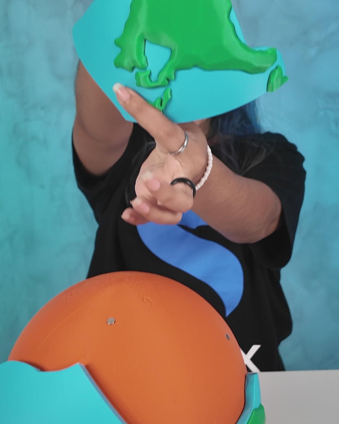 3D Printed Earth Puzzle